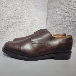 Dino Monti Ally Men's Size 13 EEE Brown Leather Lace Up Cap Toe Oxford Shoes